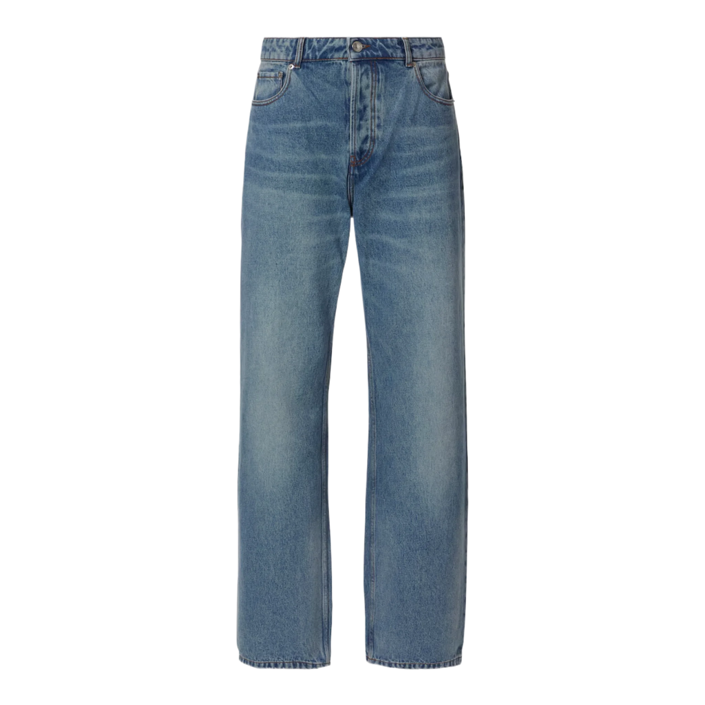Mid-Rise Wide-Leg Jeans