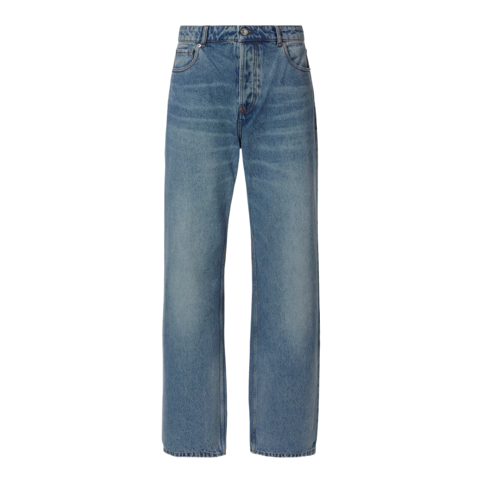 Mid-Rise Wide-Leg Jeans