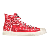 HIGH JEAN MICHEL CANVAS SNEAKERS WITH BANDANA PRINT