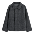 REVERSIBLE CHECKED / HERRINGBONE WOOL JACKET
