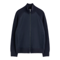 COTTON-PANELLED MERINO TRACK JACKET