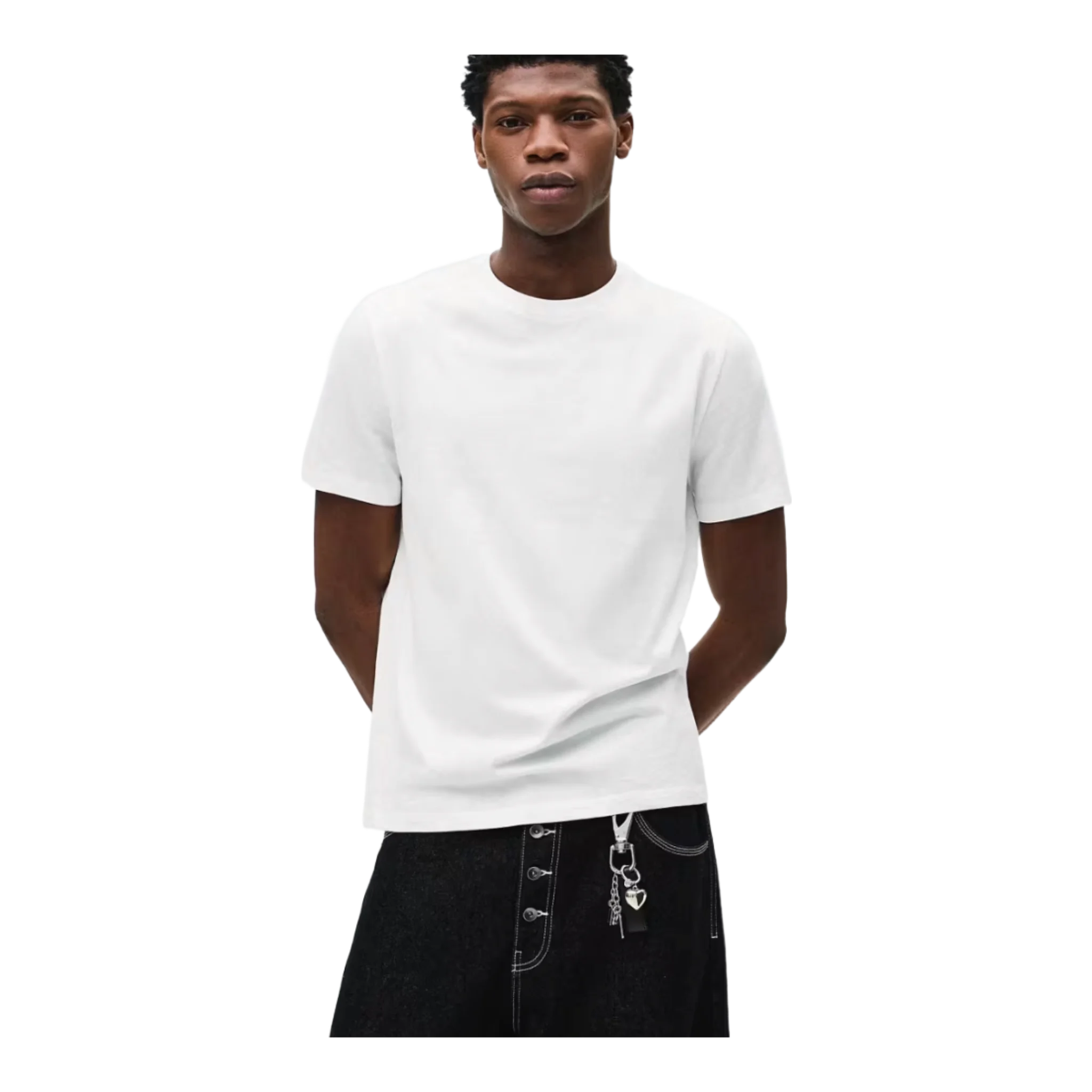 Short sleeve t-shirt in white