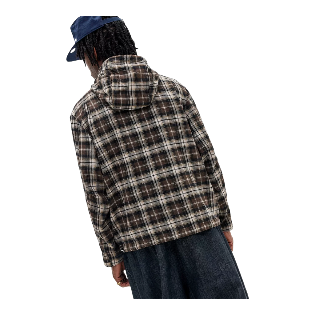 Brown Plaid Wing Jacket