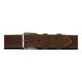 Pedersson Suede Belt Dark Brown