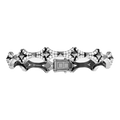 Yacht Club Cross Bracelet Black