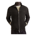 Suede Zip-Up Jacket