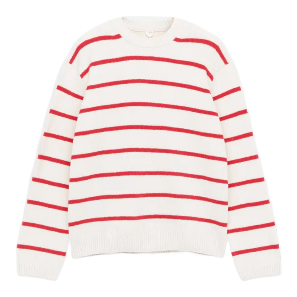 Relaxed Cotton Blend Jumper