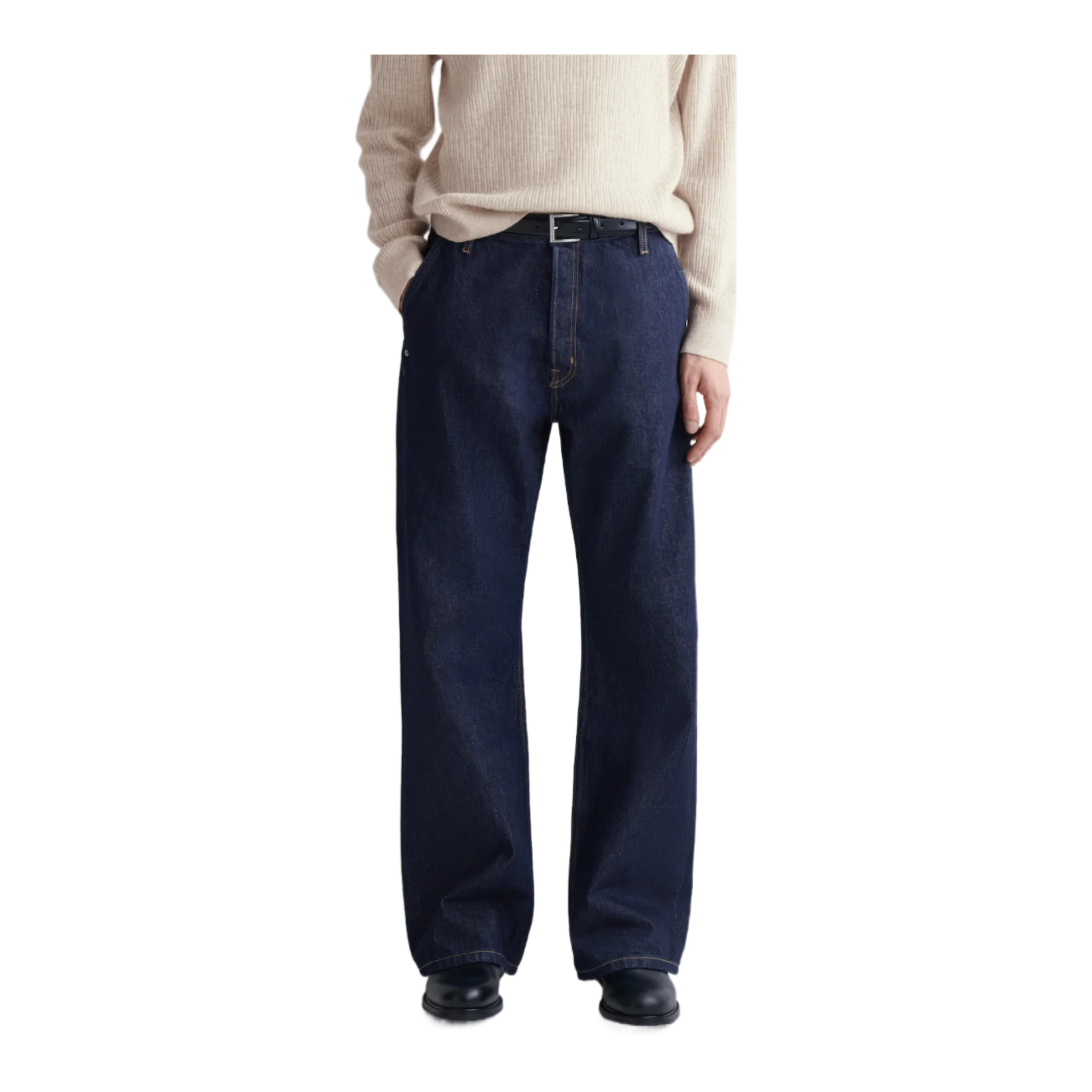 RELAXED-FIT BOOTLEG JEANS