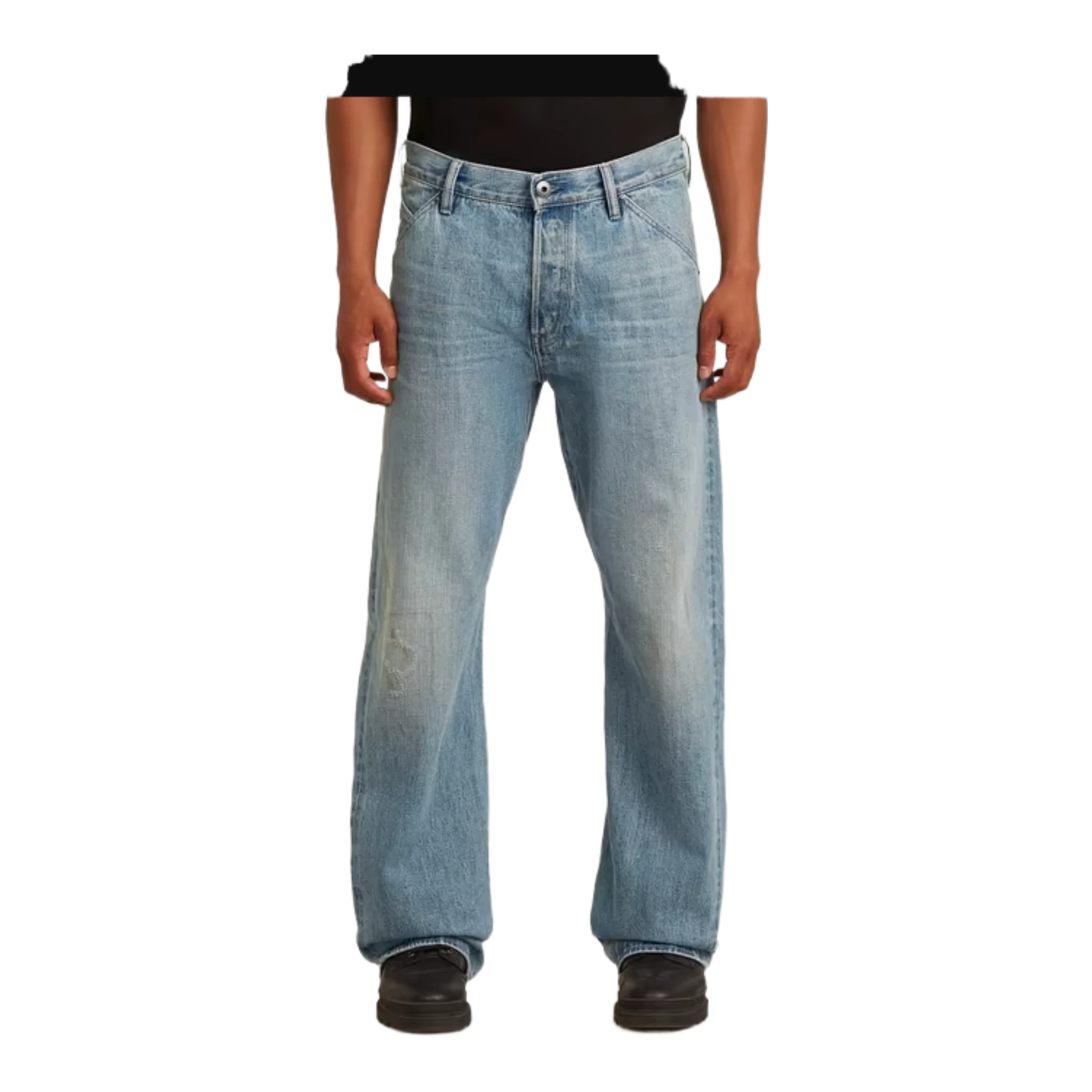 Dartt Loose Bootcut Jeans