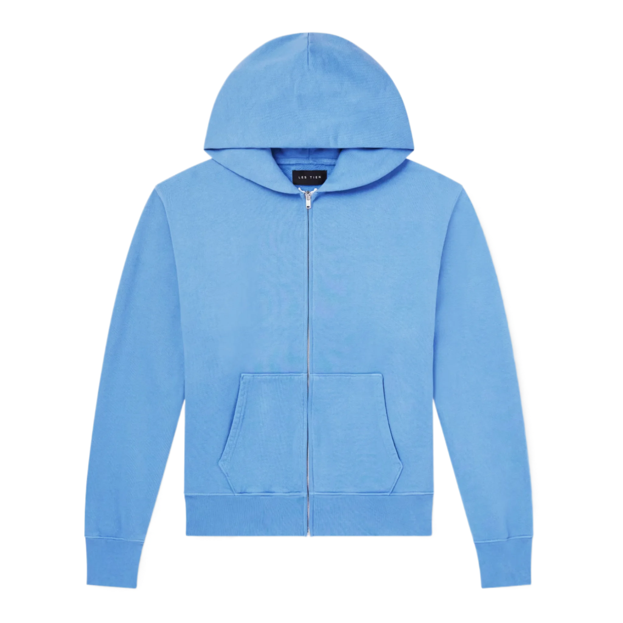 Garment-Dyed Cotton-Jersey Zip-Up Hoodie