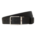 Pebbled-leather belt Black