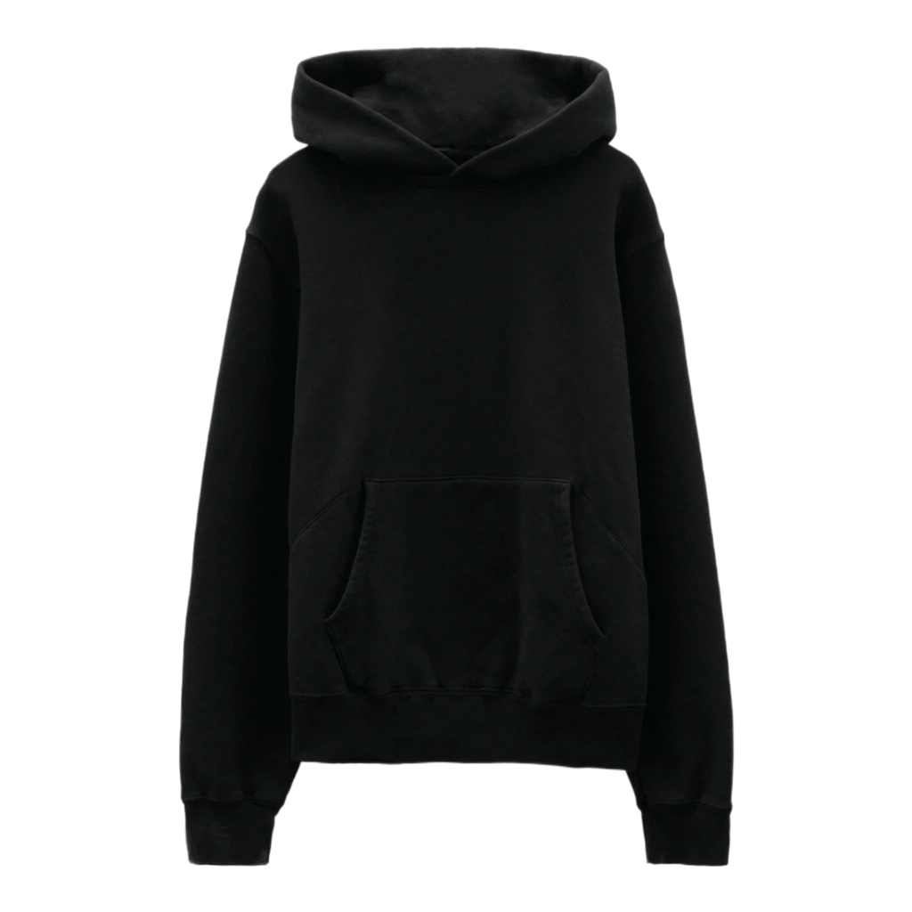 Darted Hoodie - Black