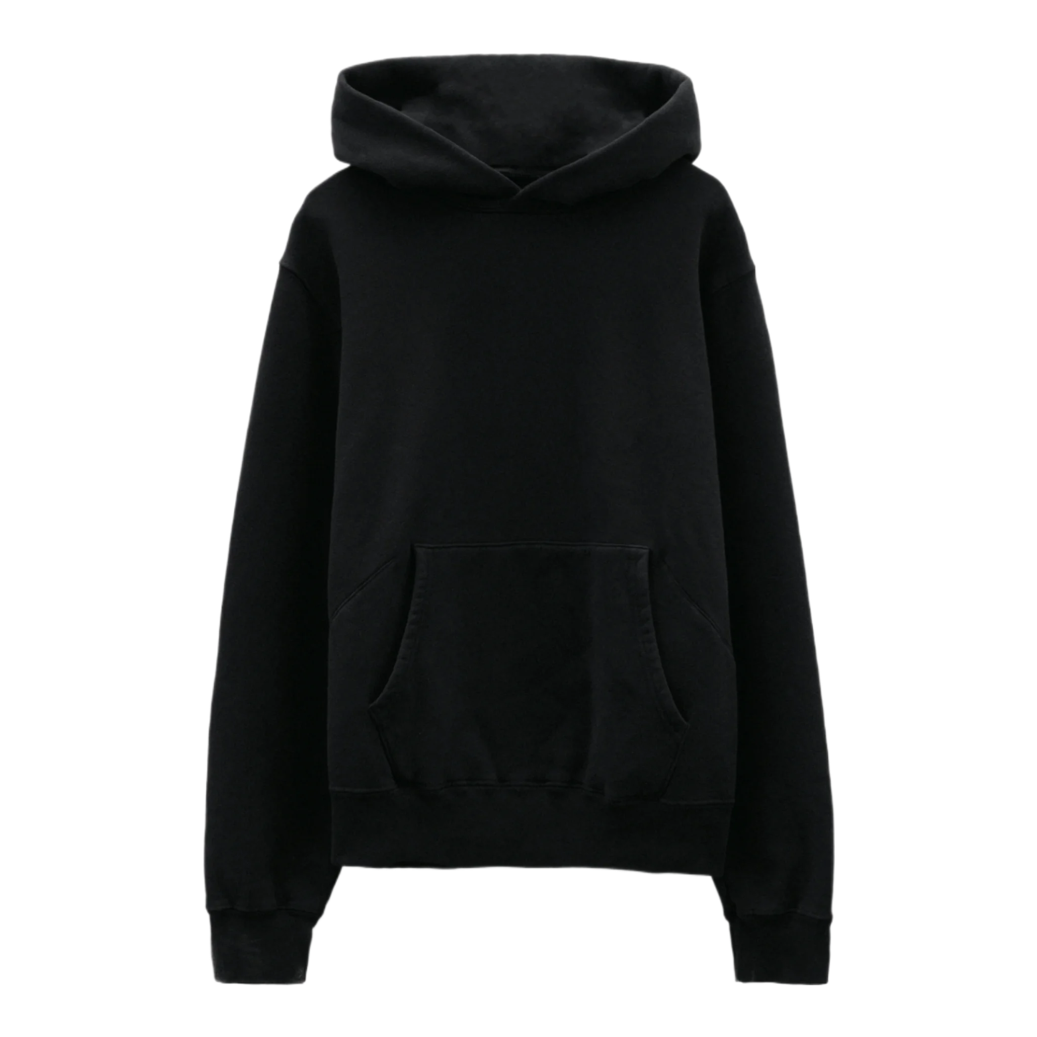 Darted Hoodie - Black