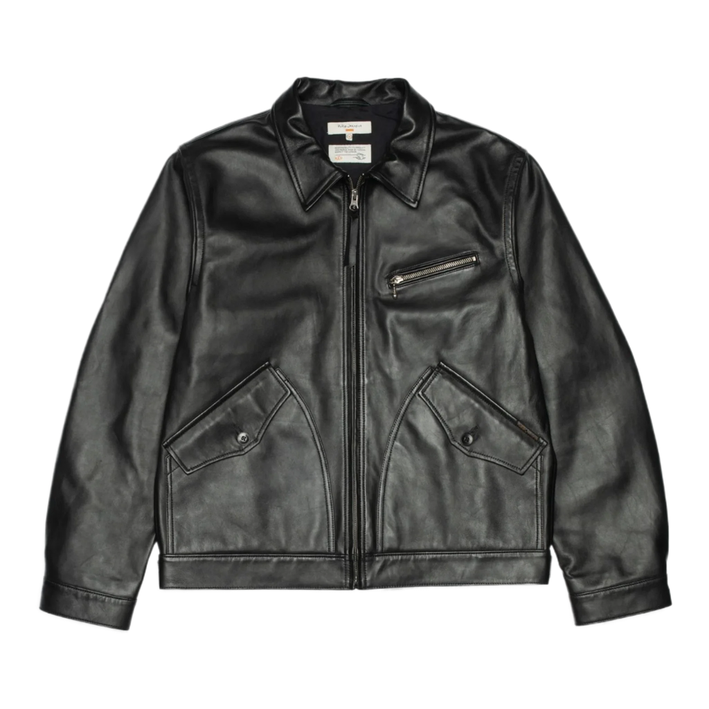 Blake Zip Jacket Leather Black