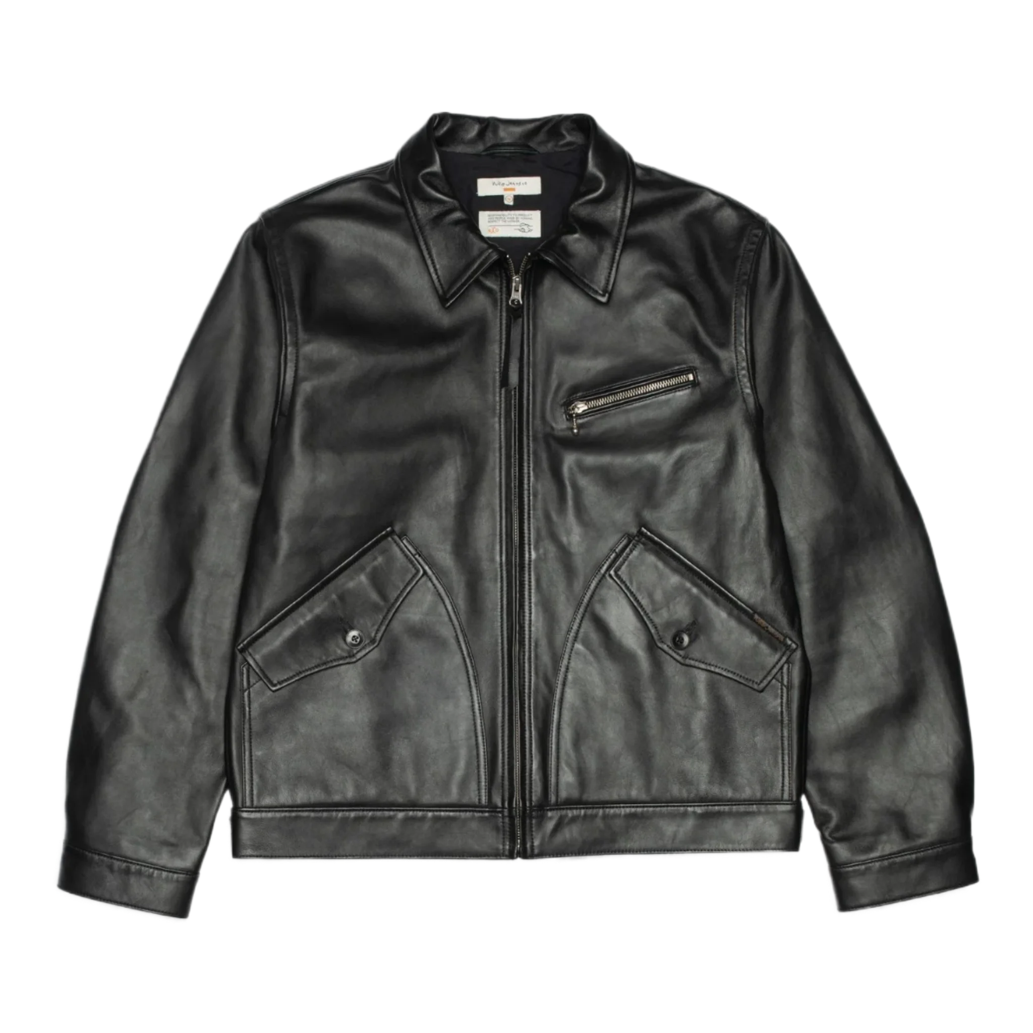 Blake Zip Jacket Leather Black