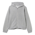 LASER CUT ZIP-HOODIE