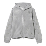 LASER CUT ZIP-HOODIE