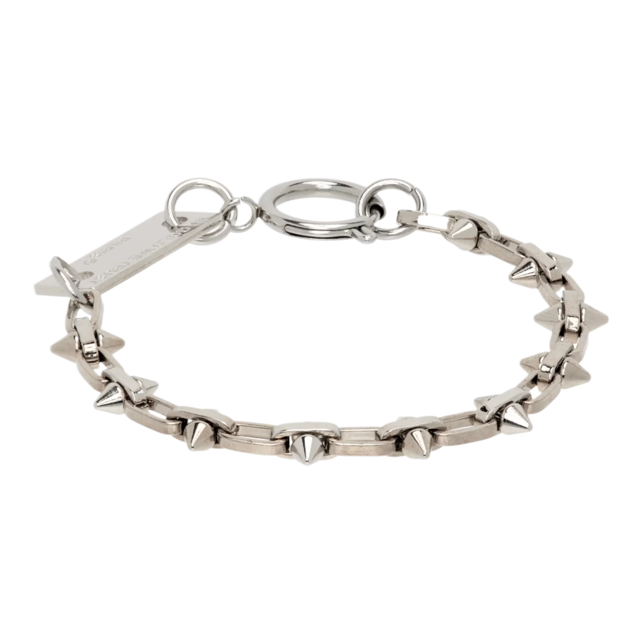 SSENSE Exclusive Thin Spike Bracelet