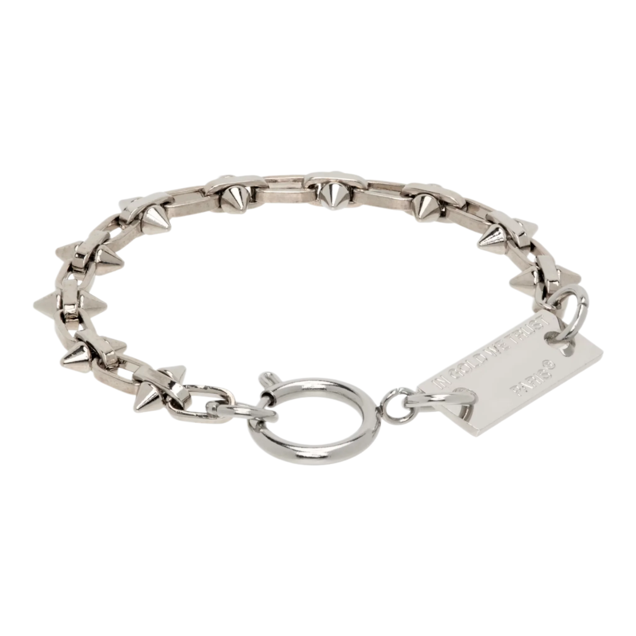 SSENSE Exclusive Thin Spike Bracelet