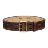 Brown Perforated Leather Belt
