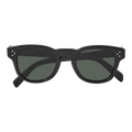 Black Frame 42 Round-Frame Acetate Sunglasses
