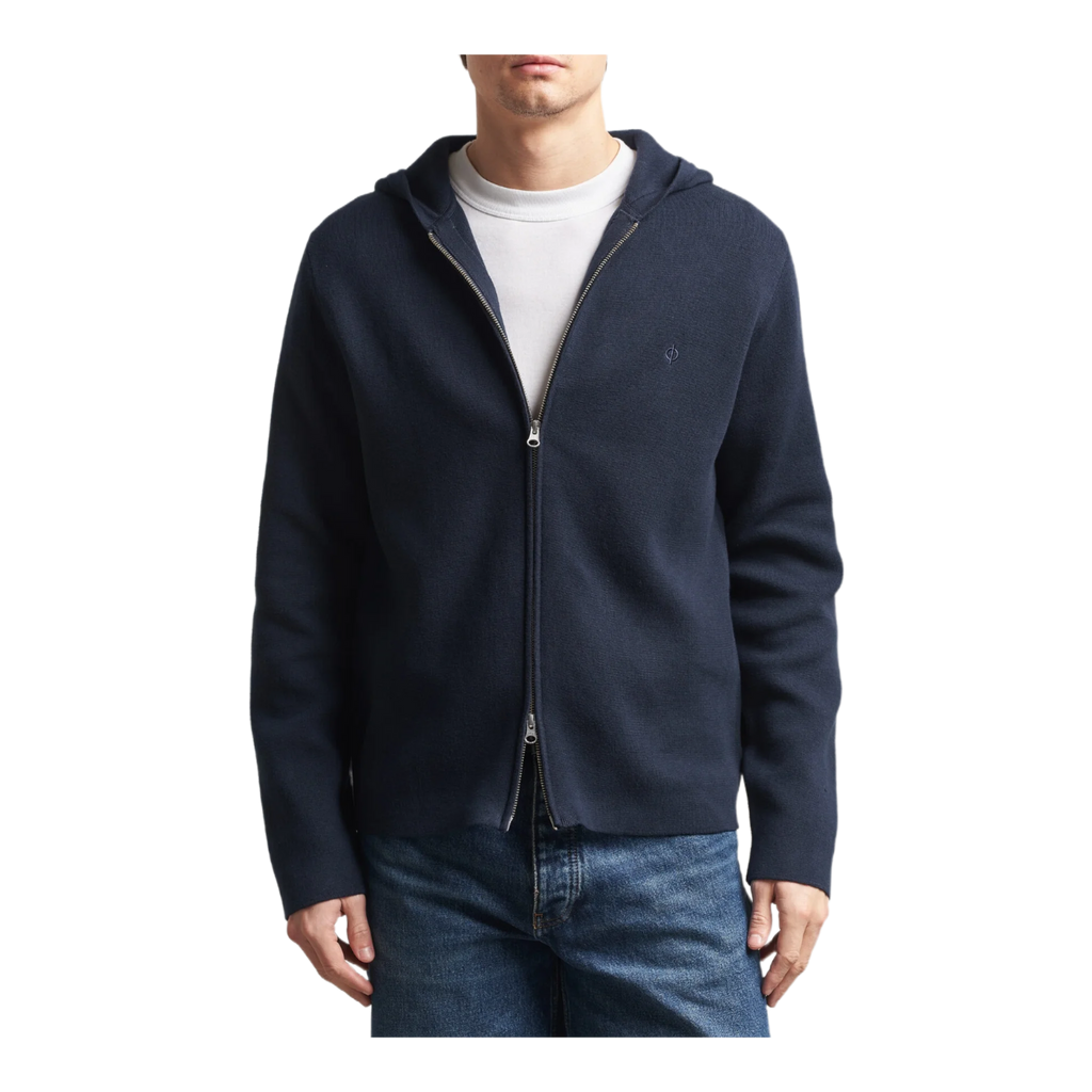 Niklas Full Zip Hoodie Salute Navy