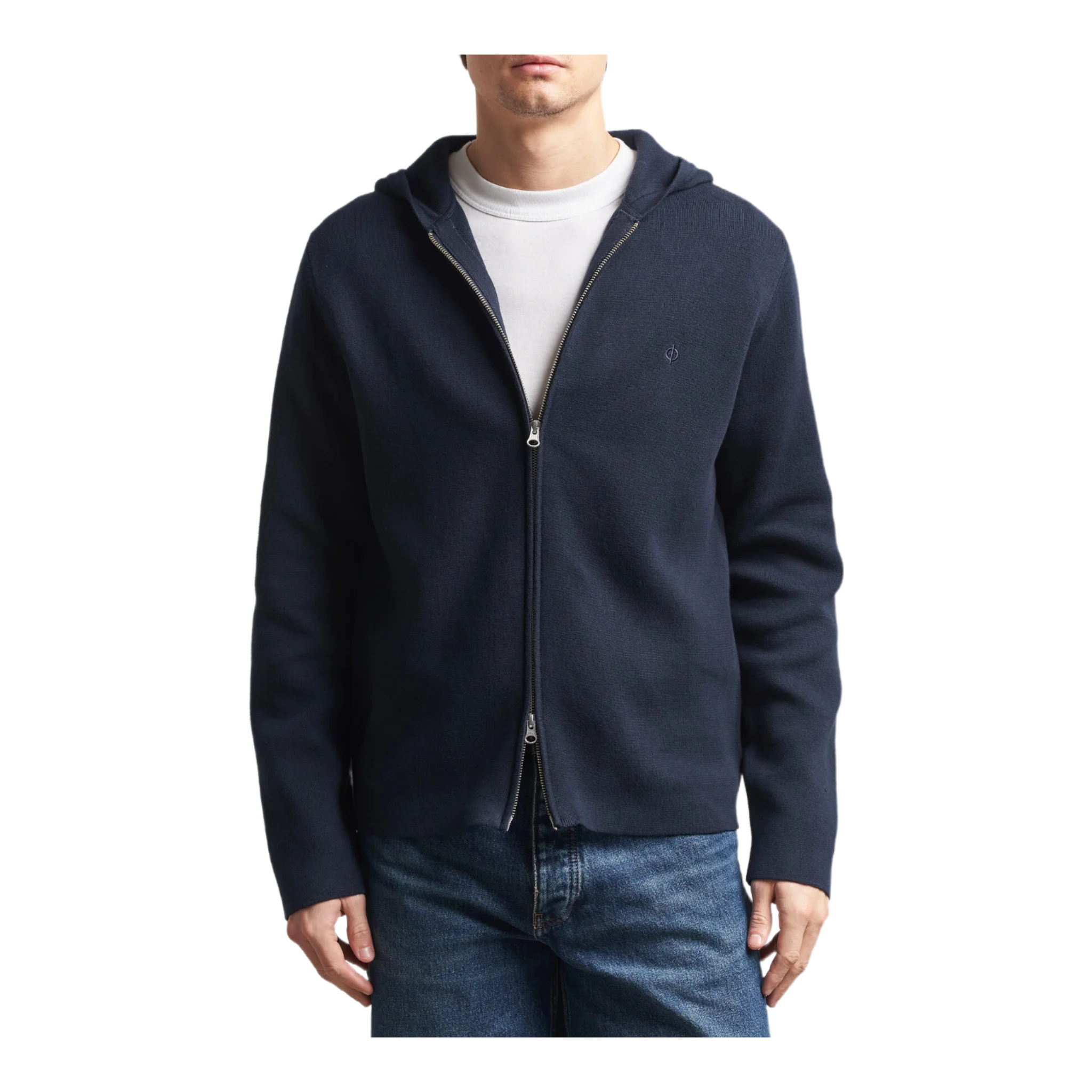 Niklas Full Zip Hoodie Salute Navy