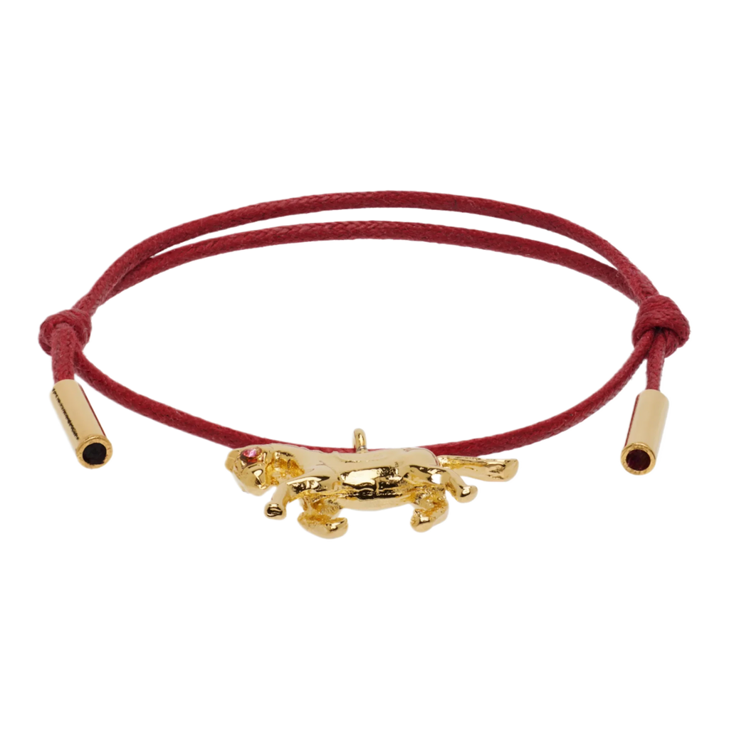 Shoelace Horse Charm Bracelet