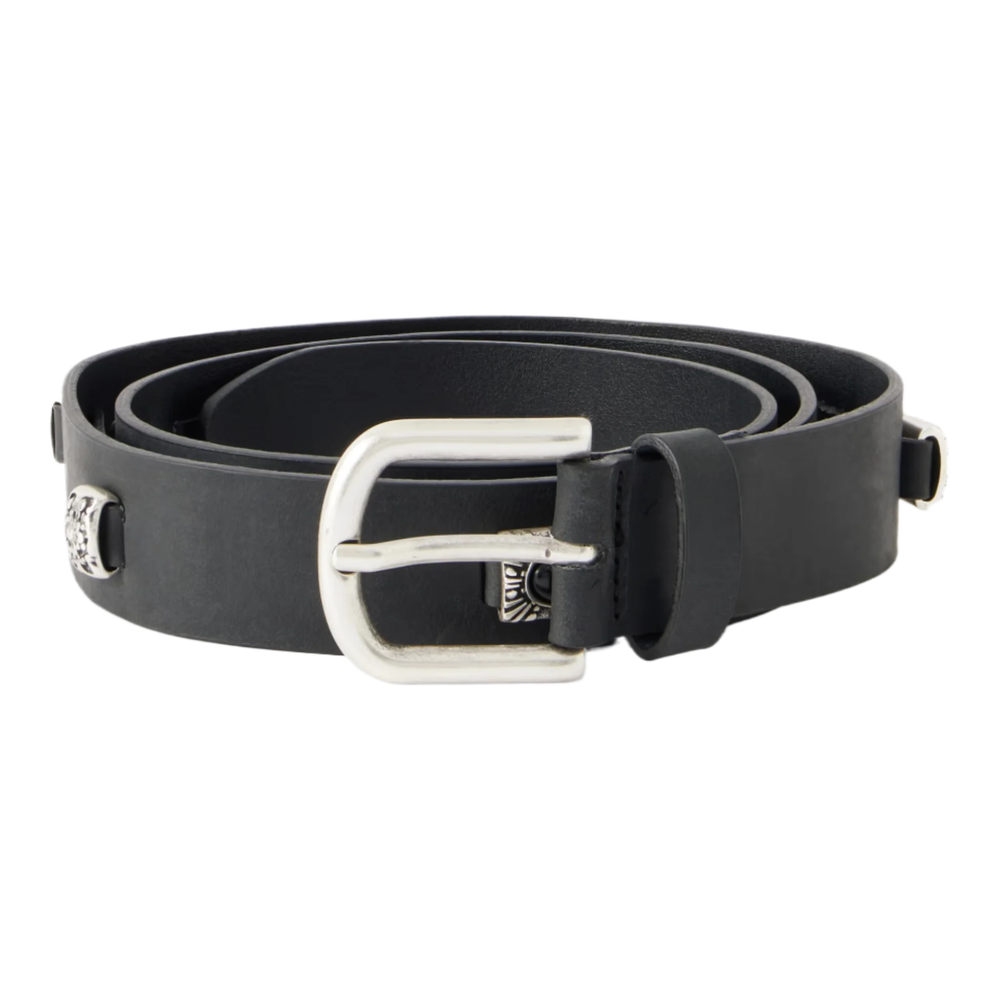 Duniro 3CM Embellished Leather Belt