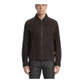 Leather Biker Jacket Grey