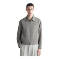 Zip-Up Linen Jacket
