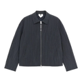 Cotton Blend Zip Jacket
