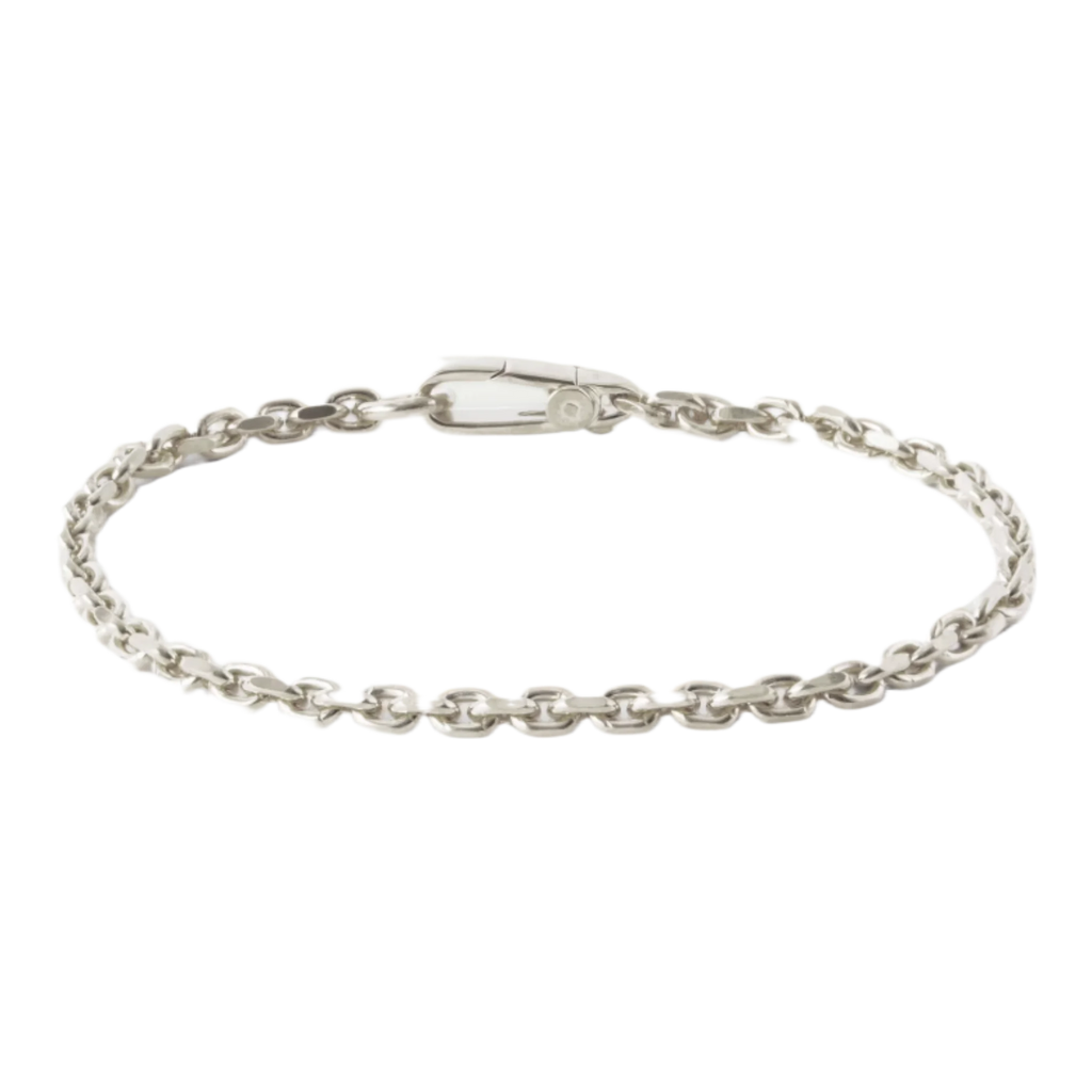 Sterling Silver Sapphire Chain Bracelet