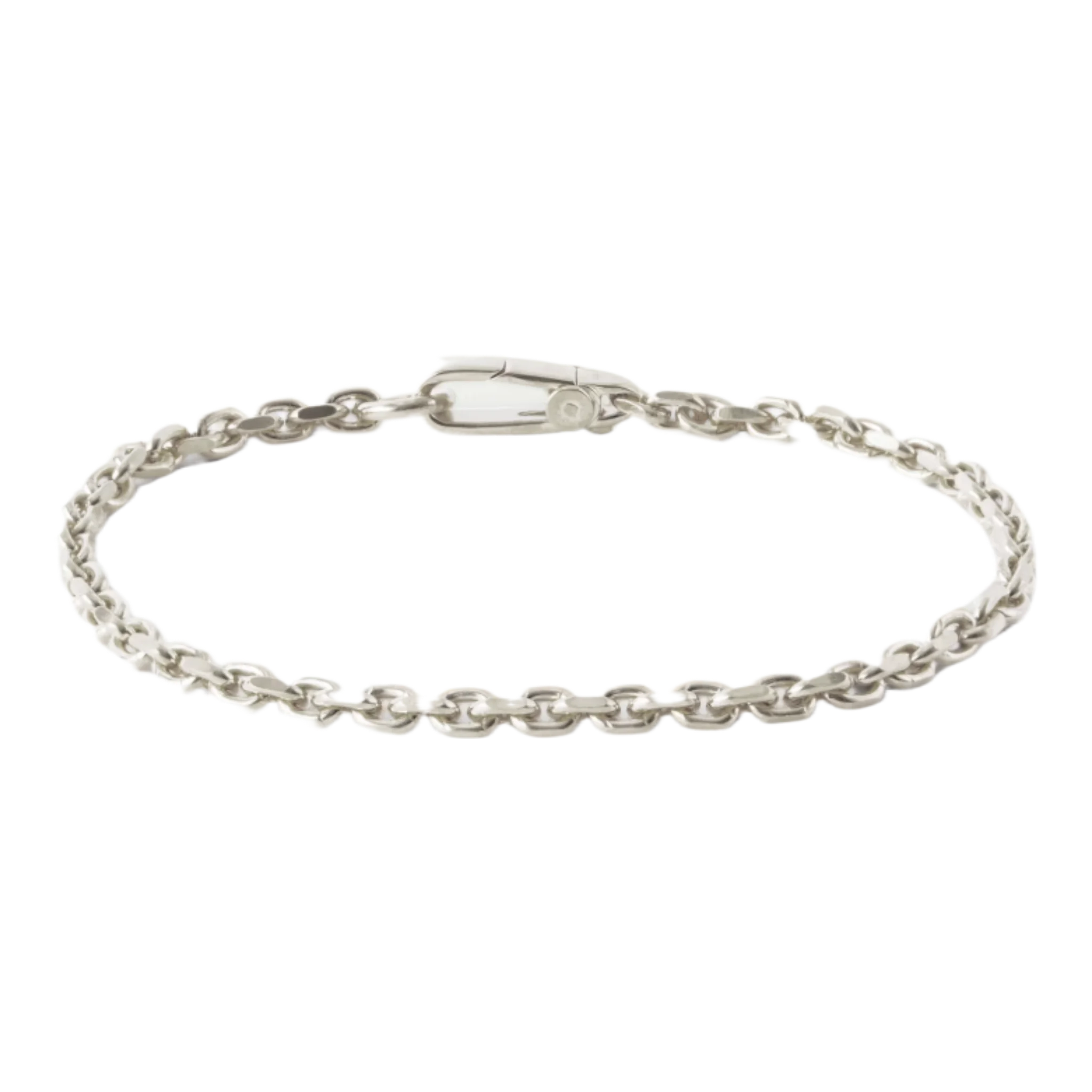 Sterling Silver Sapphire Chain Bracelet