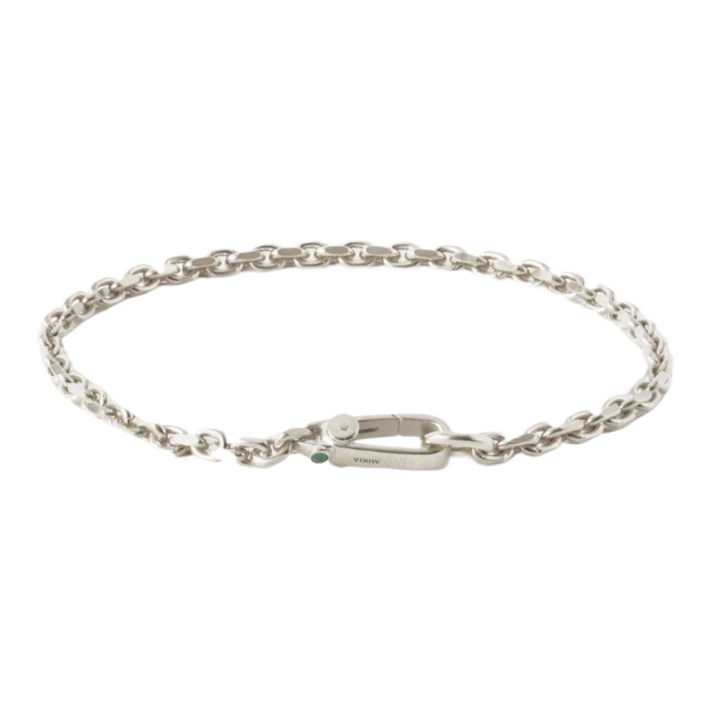 Sterling Silver Sapphire Chain Bracelet