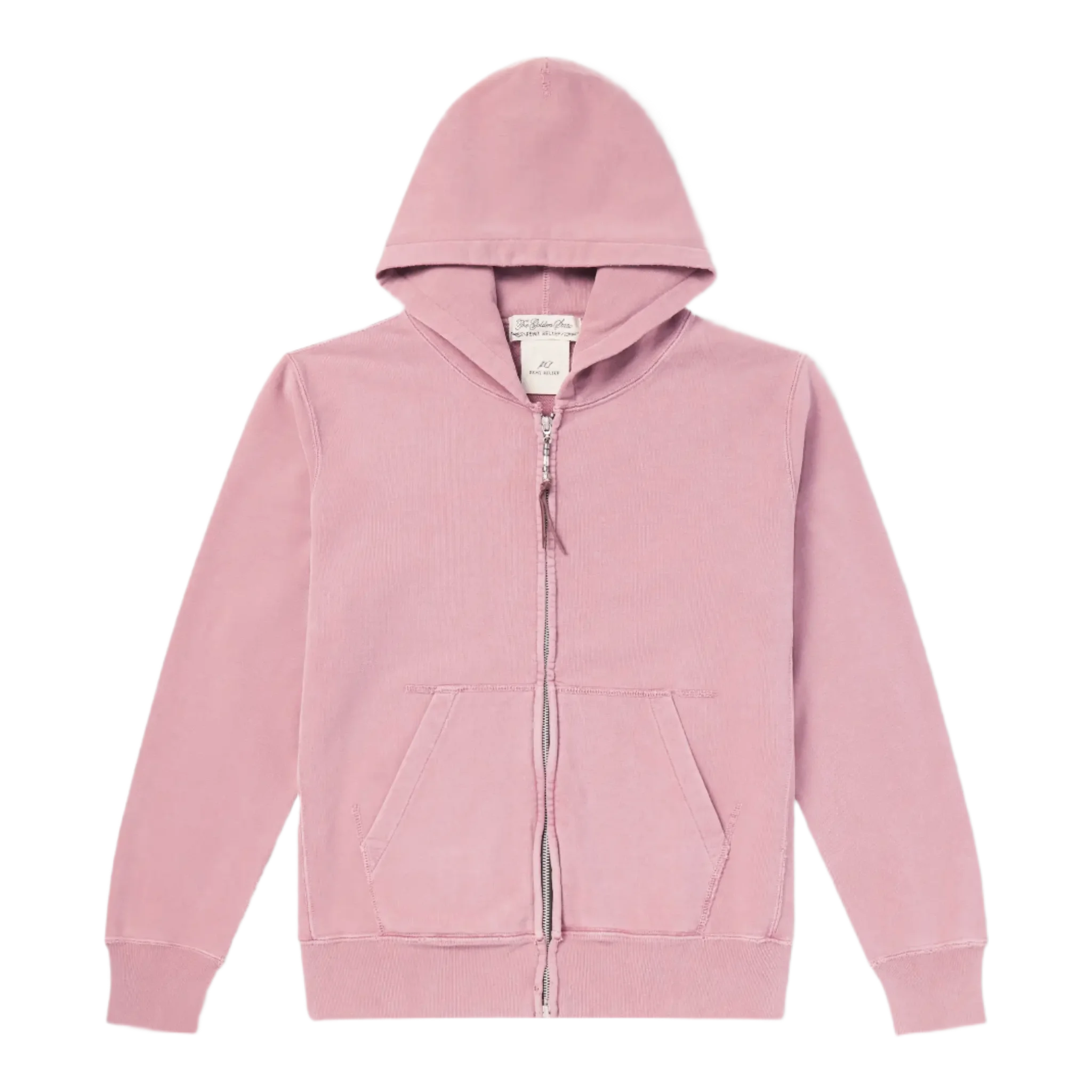 Cotton-Jersey Zip-Up Hoodie