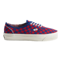 Vans Authentic red and blue checkerboard sneakers