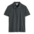 SLIM RIBBED COTTON POLO SHIRT