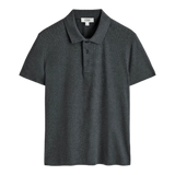 SLIM RIBBED COTTON POLO SHIRT