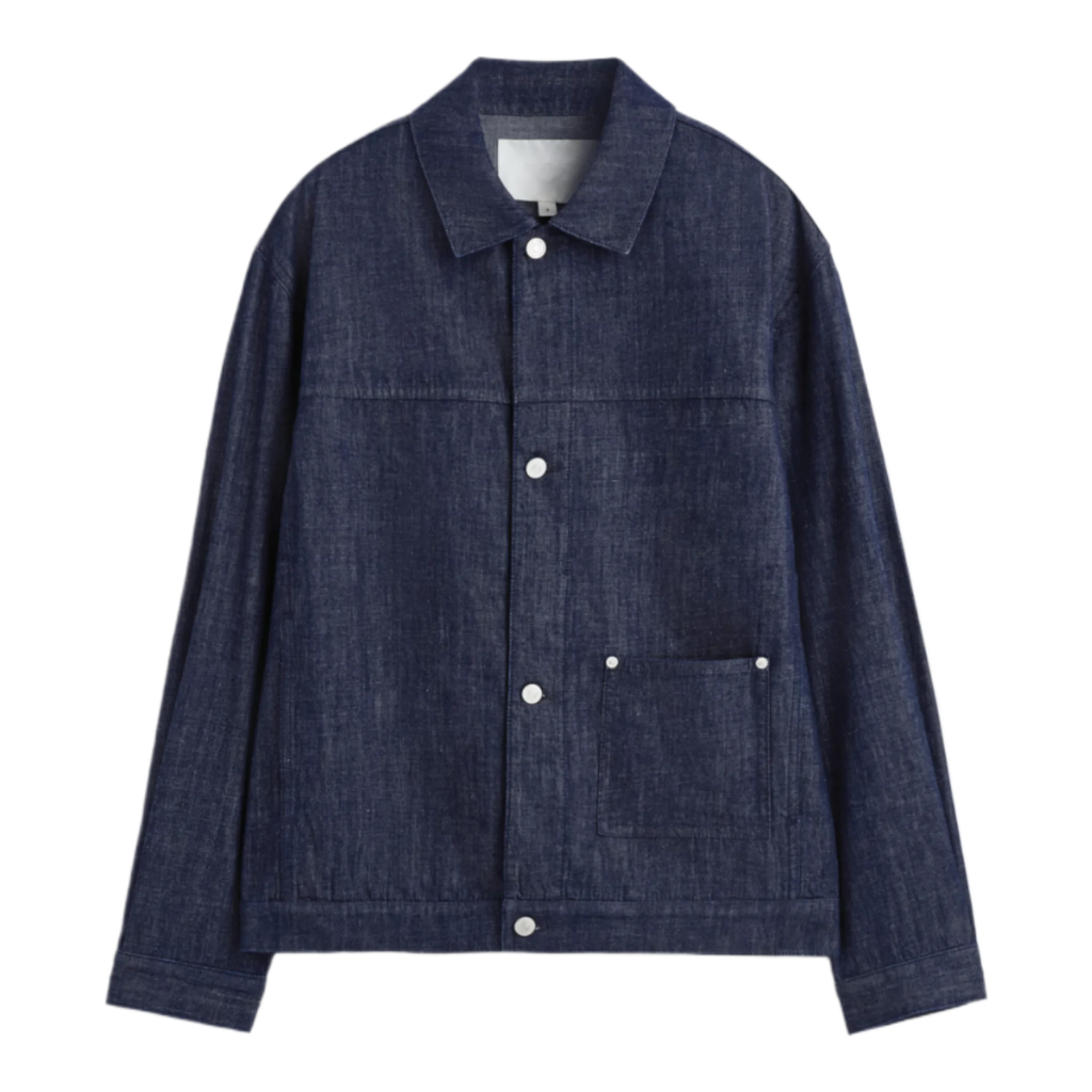 Denim shirt jacket indigo