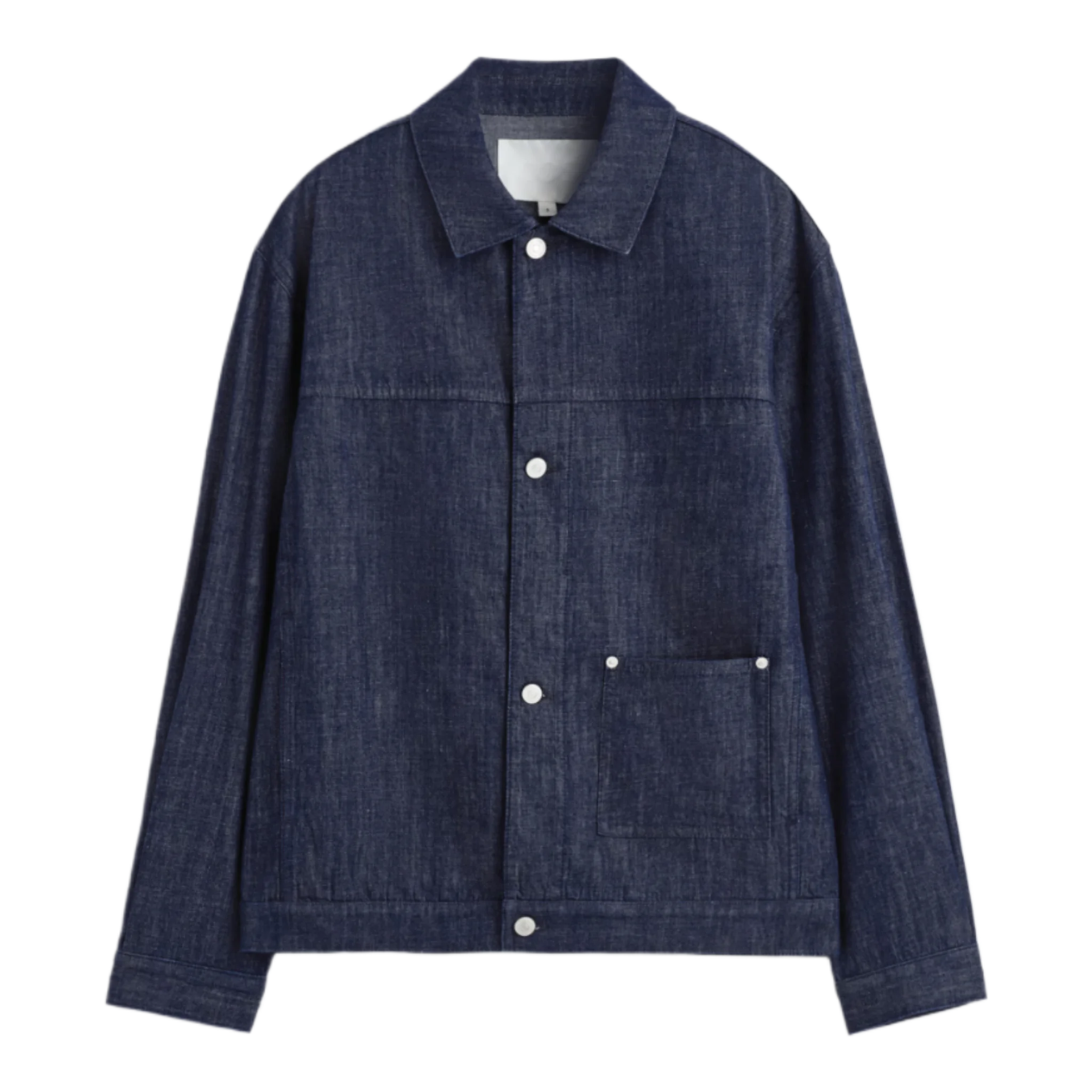 Denim shirt jacket indigo