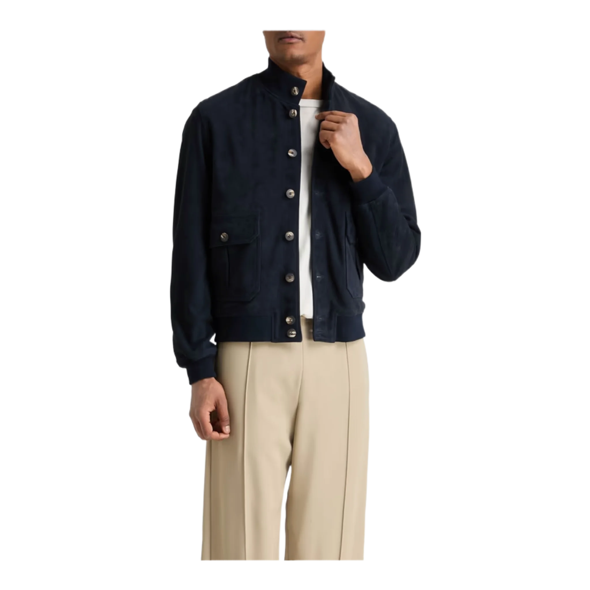 Vicente suede bomber jacket