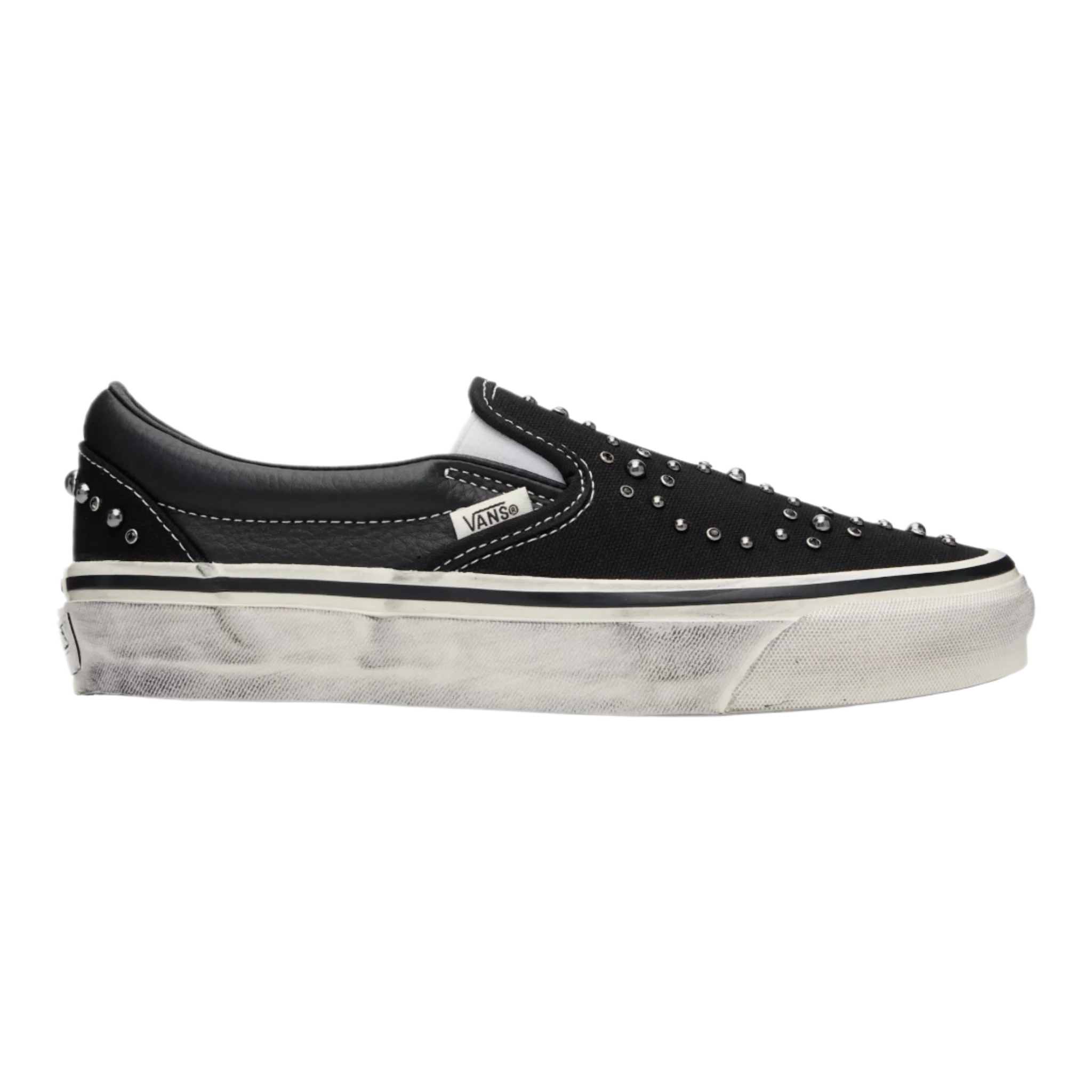 Black Premium Classic Slip-On Sneakers