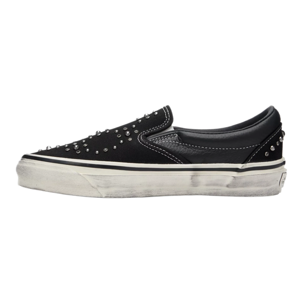 Black Premium Classic Slip-On Sneakers
