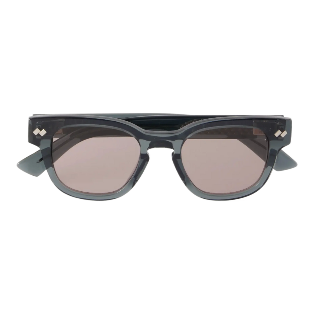 Round-Frame Acetate Sunglasses