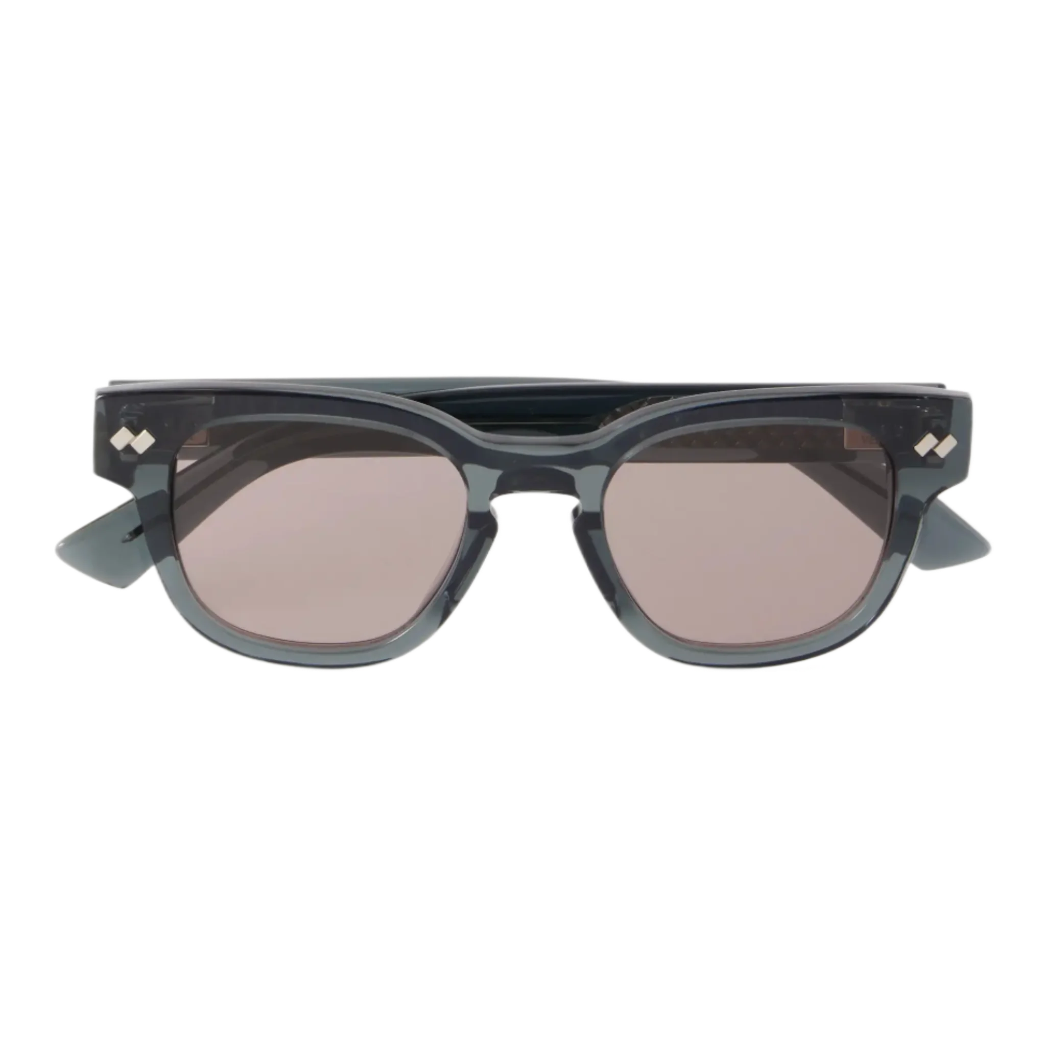 Round-Frame Acetate Sunglasses