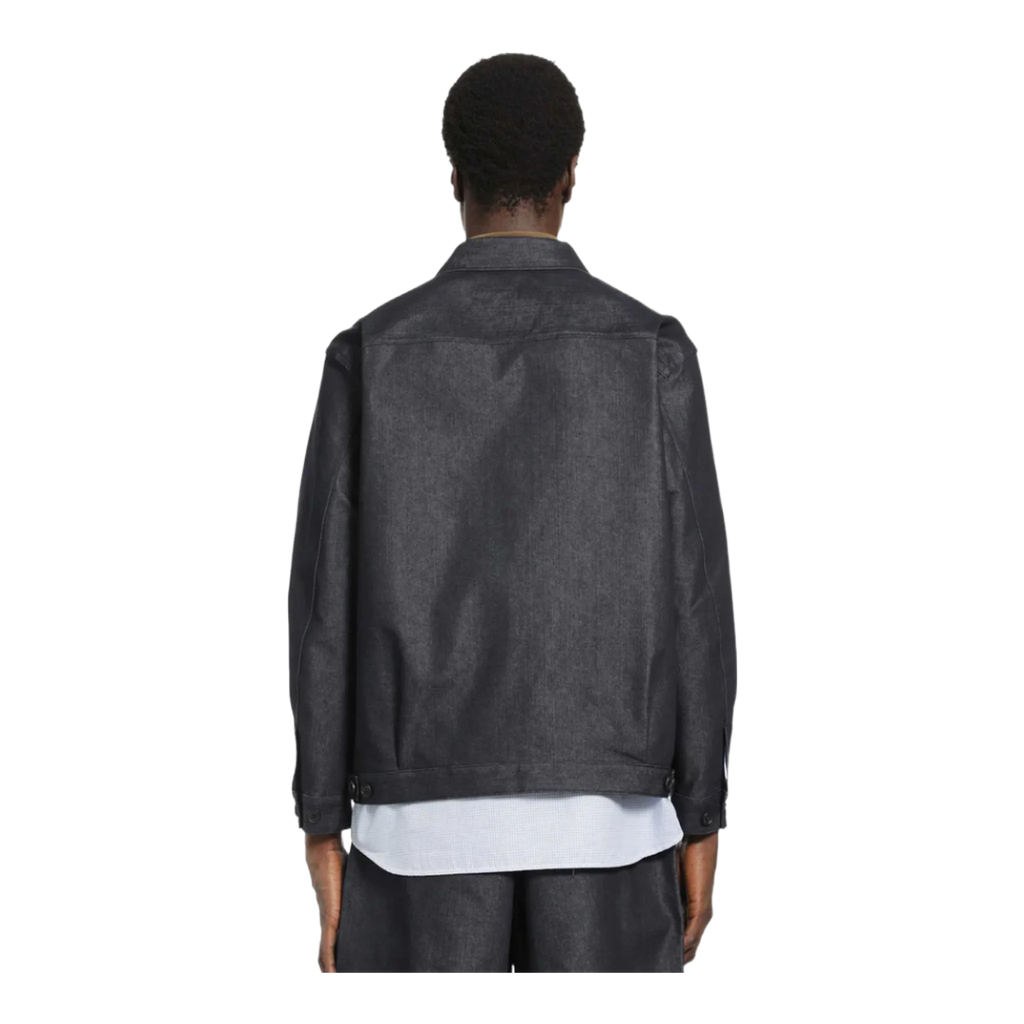 Navy Logo Patch Jacket