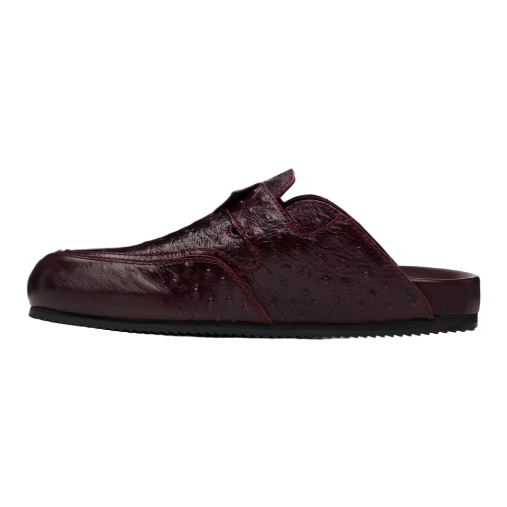 Burgundy Outdoor Mule Loafers