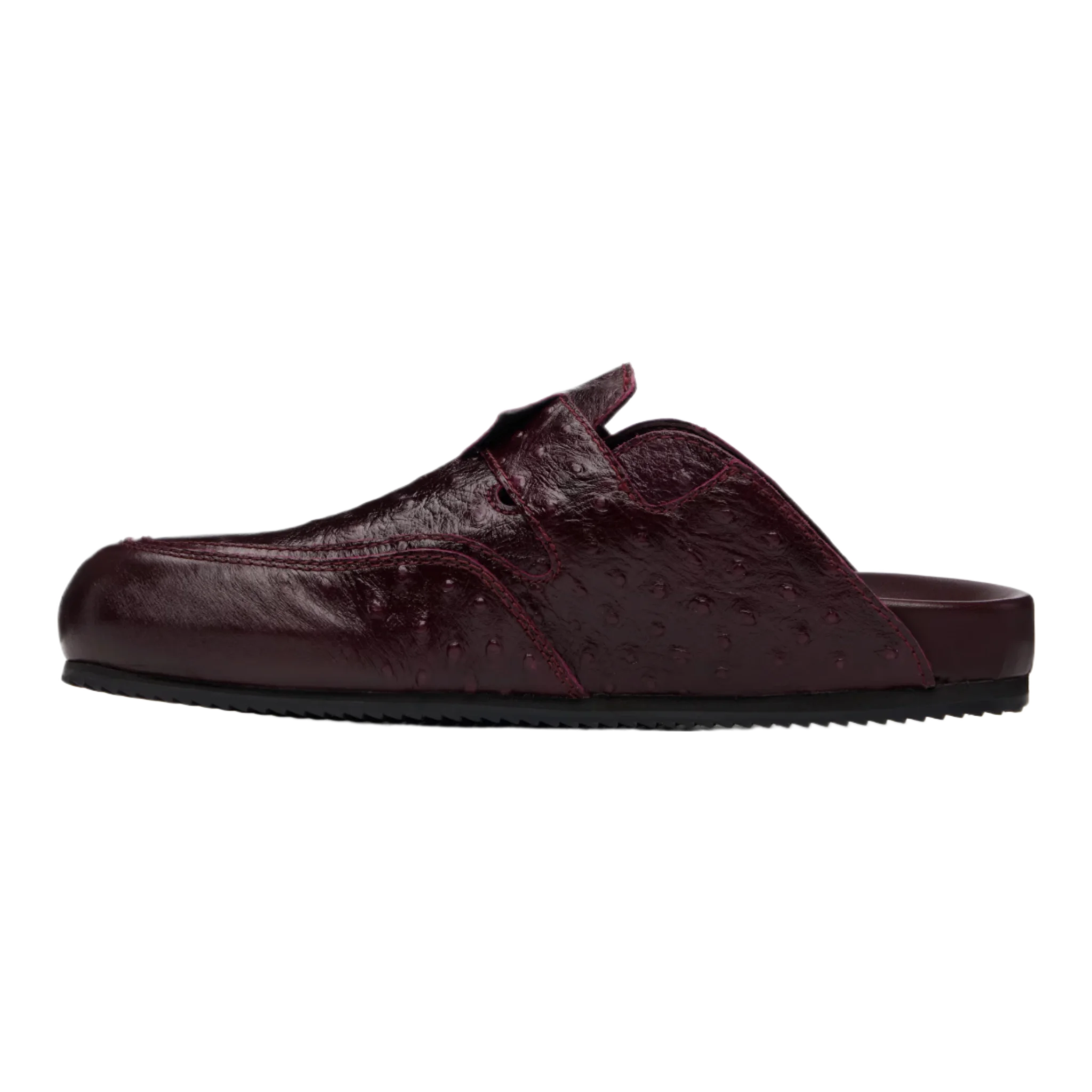 Burgundy Outdoor Mule Loafers