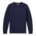 Cable-Knit Cotton Sweater